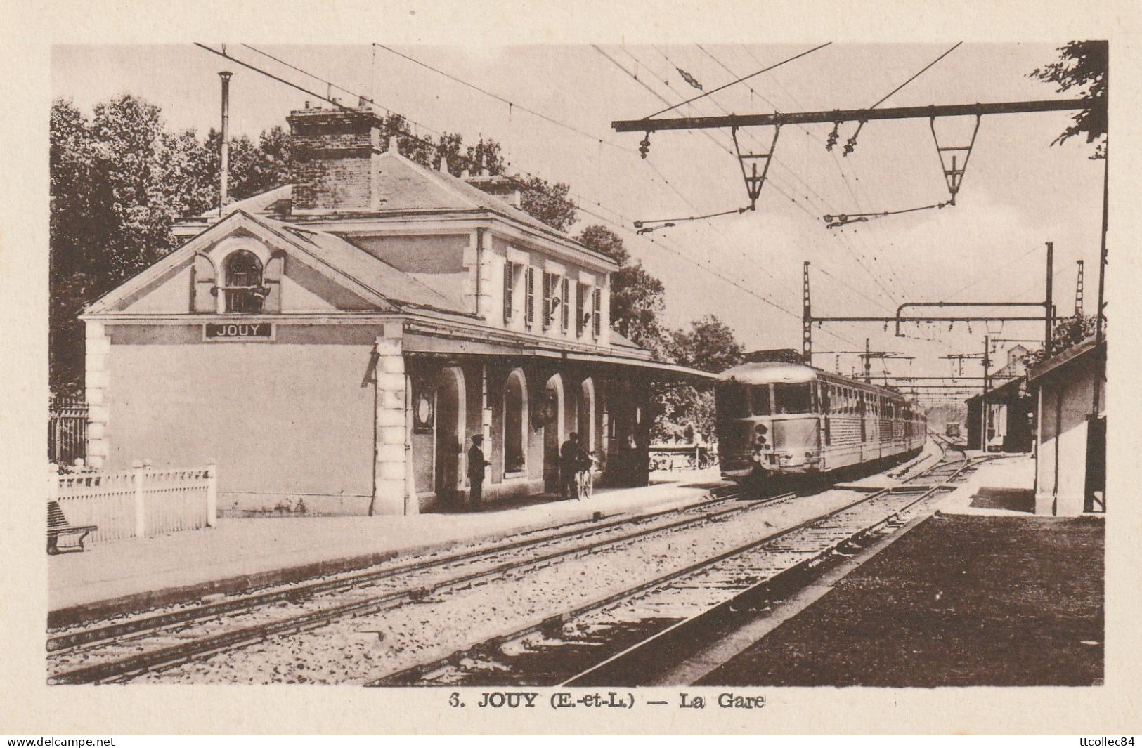 CPA-28-JOUY-La Gare - Jouy