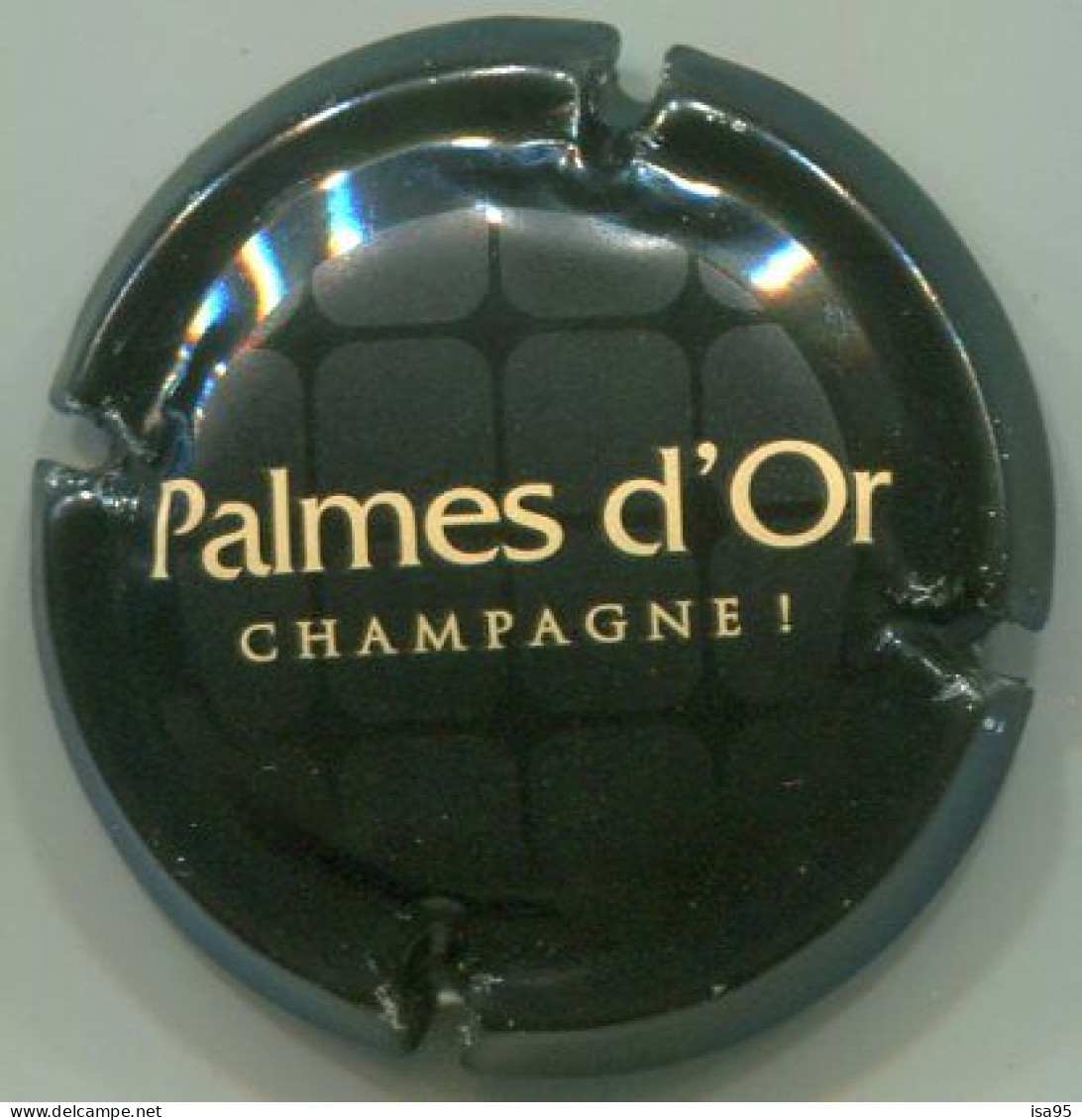 CAPSULE-CHAMPAGNE FEUILLATTE NICOLAS N°34 Palmes D'or, Lettres Crème, ! Après Champagne - Feuillate