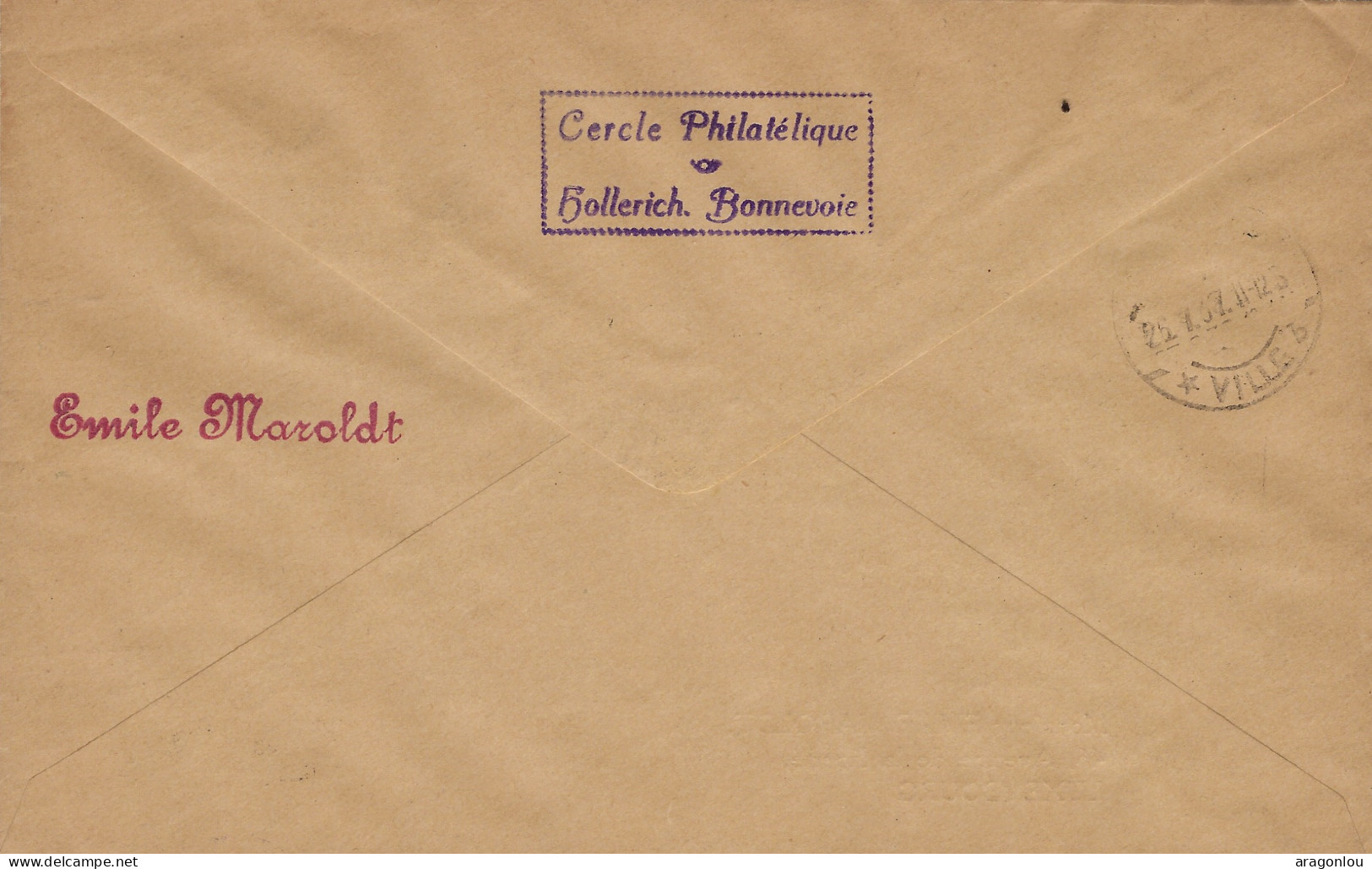 Luxembourg - Luxemburg - Lettre  Recommandé 1938  Adressé Au Mr  Emile Maroldt , Luxembourg - Brieven En Documenten