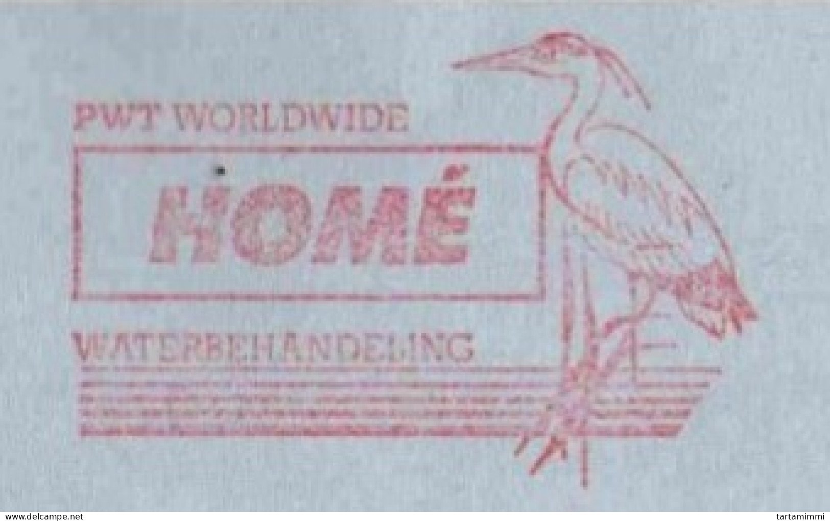 EMA AFS METER STAMP FREISTEMPEL - NEDERLAND HERON AIRONE BIRD HOME ZOETERMEER 1991 LAKE POUND LIFE STORK - Storks & Long-legged Wading Birds