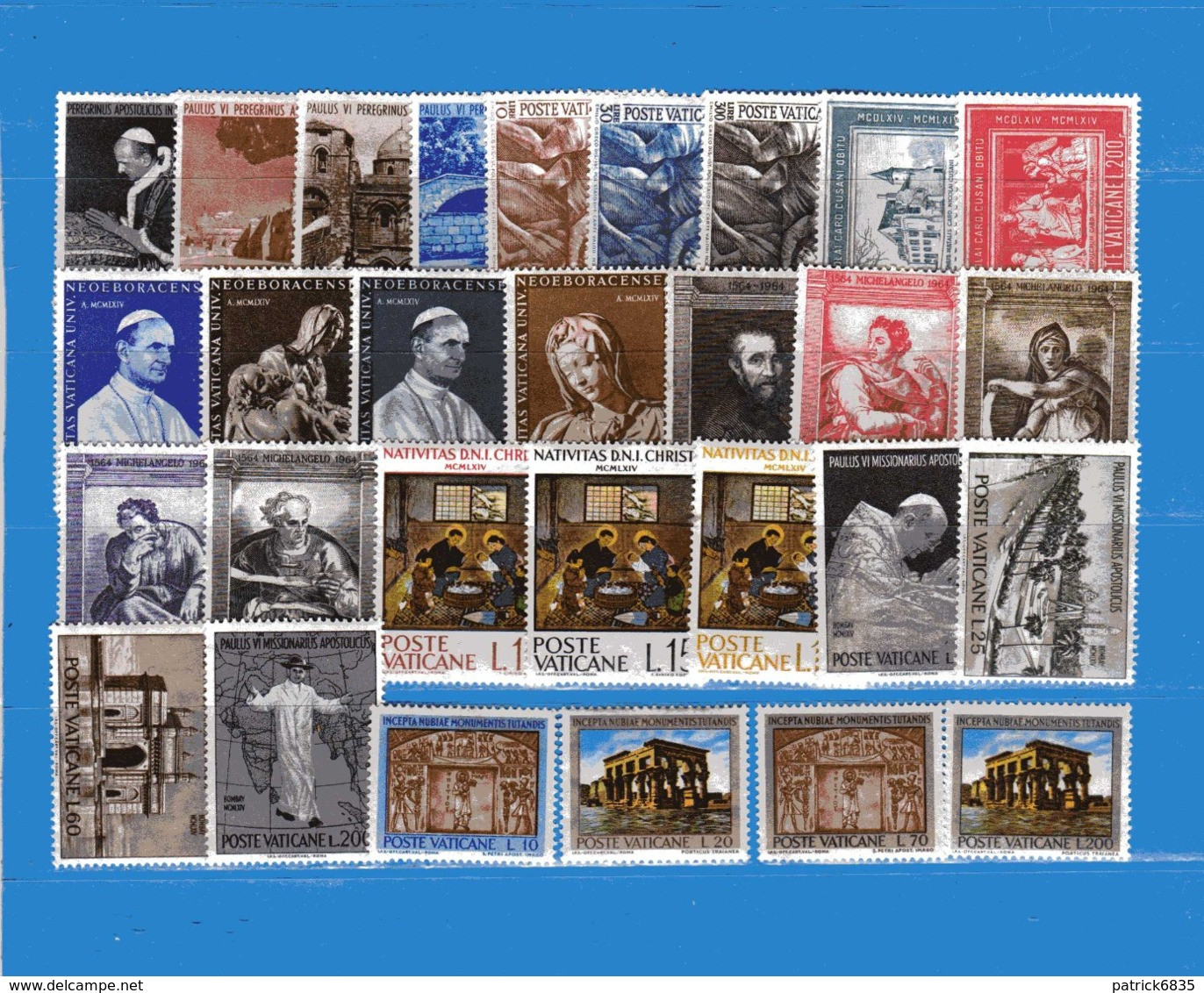 Vaticano **- 1964 - Annata Completa. 29 Valori.  MNH - Années Complètes