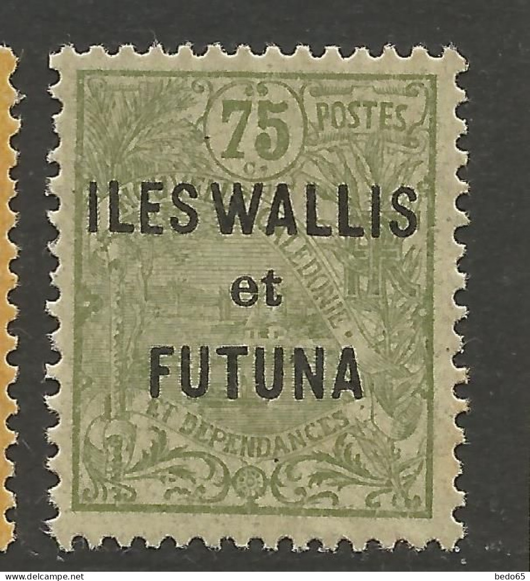 WALLIS ET FUTUNA N° 14 NEUF* TRACE DE CHARNIERE   / Hinge  / MH - Unused Stamps