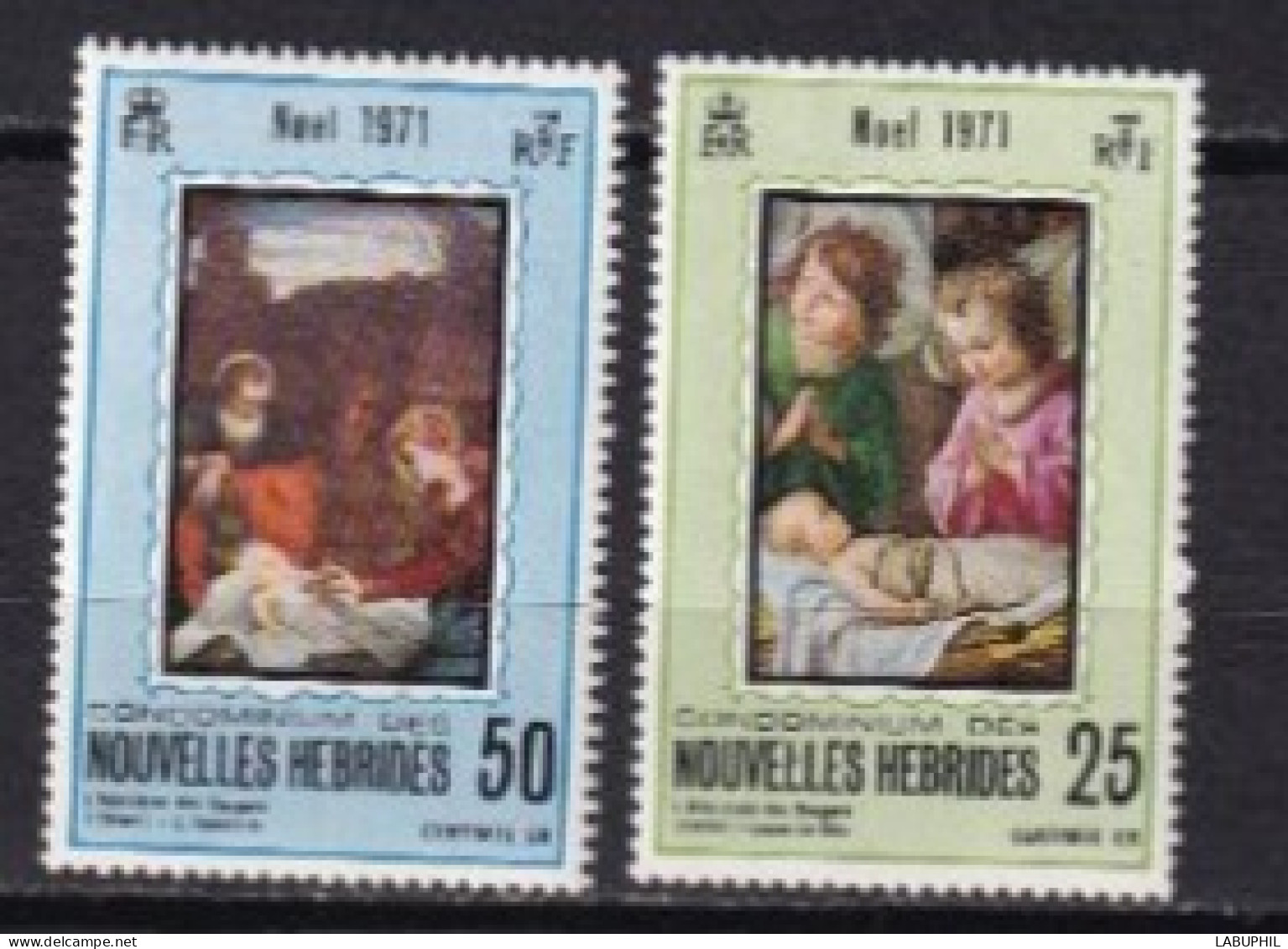 NOUVELLES HEBRIDES NEUFS  MNH ** Legende Francaise 1971 - Nuevos