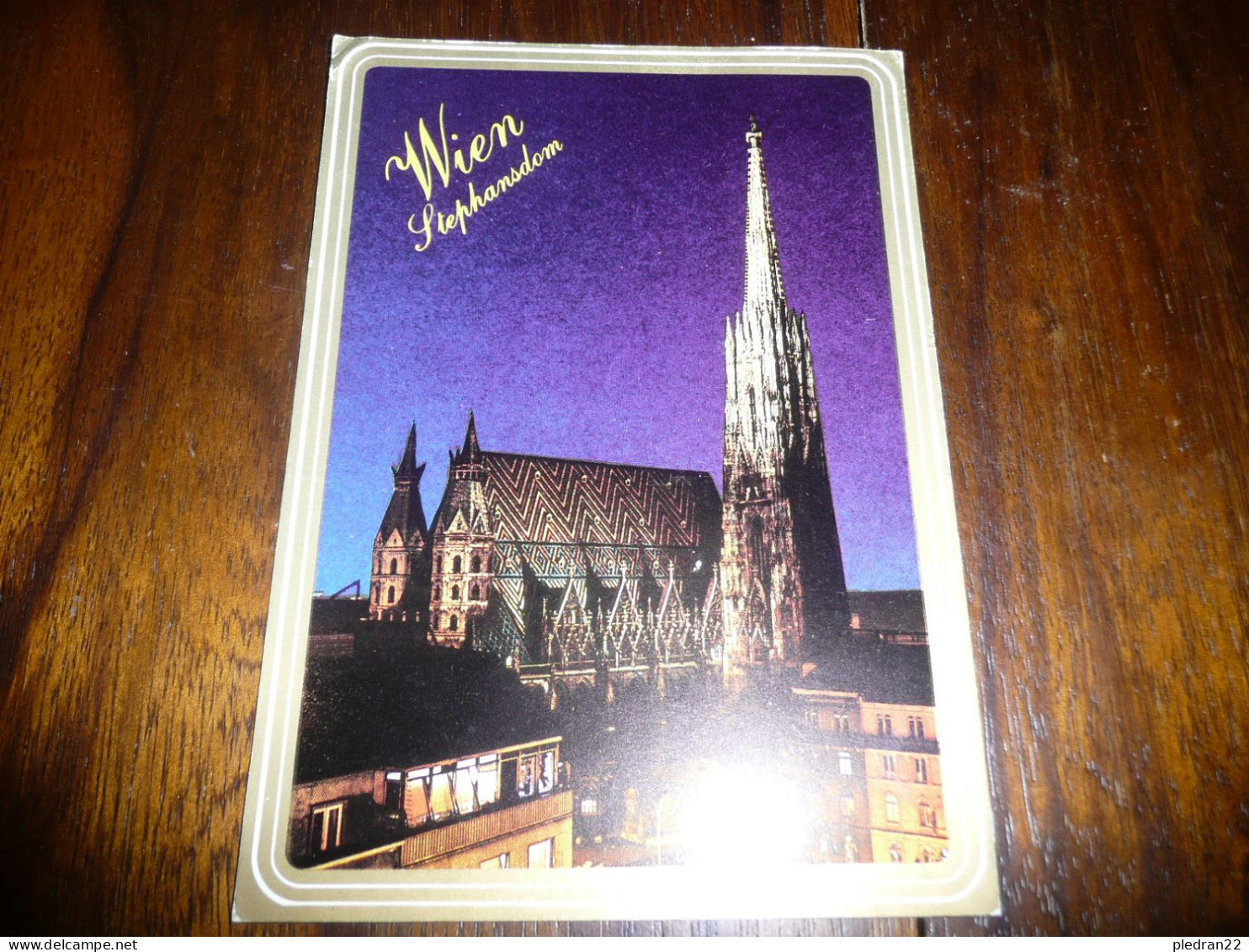 CARTE POSTALE MODERNE CPM OSTERREICH AUTRICHE WIEN VIENNE CATHEDRALE ST. ETIENNE ECRITE AVEC TIMBRE 1988 - Chiese