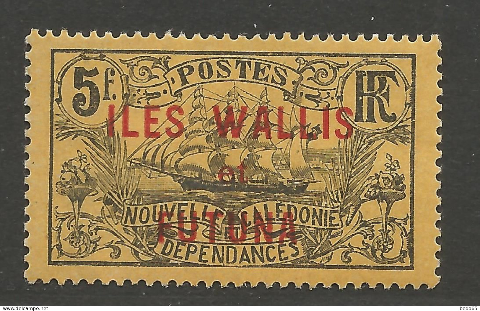 WALLIS ET FUTUNA N° 17 NEUF*  TRACE DE CHARNIERE   / Hinge  / MH - Unused Stamps