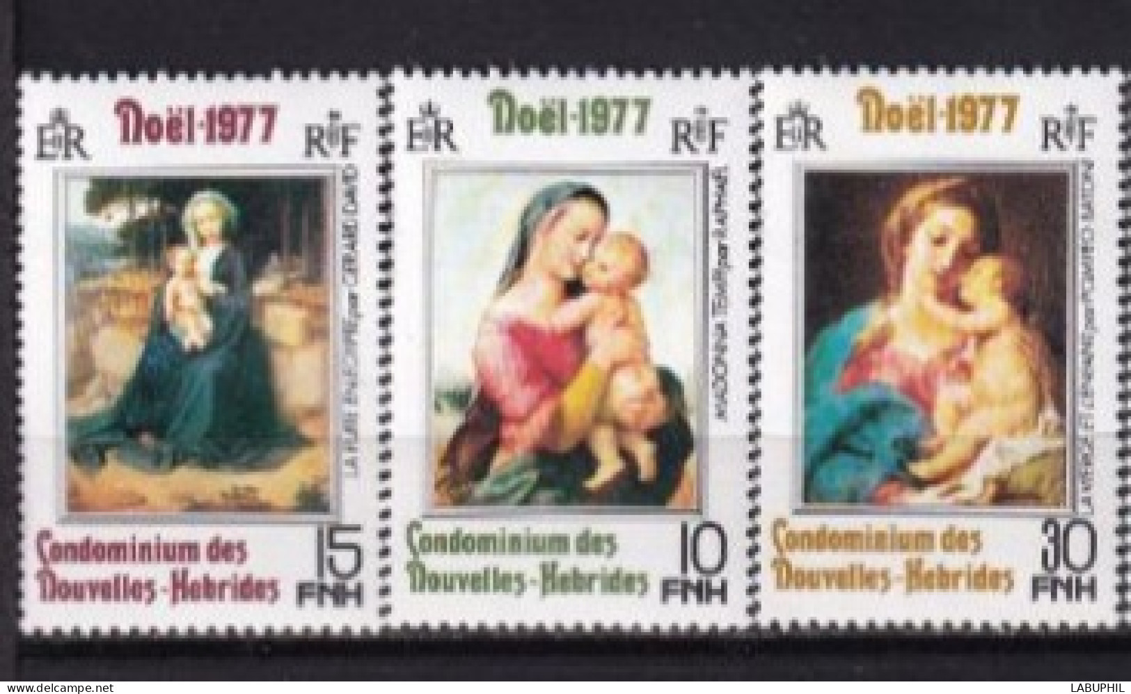 NOUVELLES HEBRIDES NEUFS  MNH ** Legende Francaise 1977 - Ongebruikt