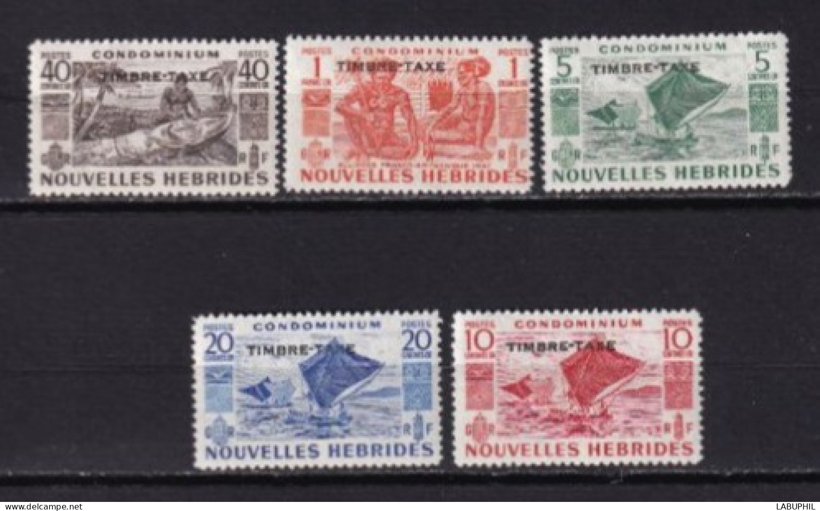 NOUVELLES HEBRIDES NEUFS  MNH ** Legende Francaise   Taxe 1953 - Unused Stamps