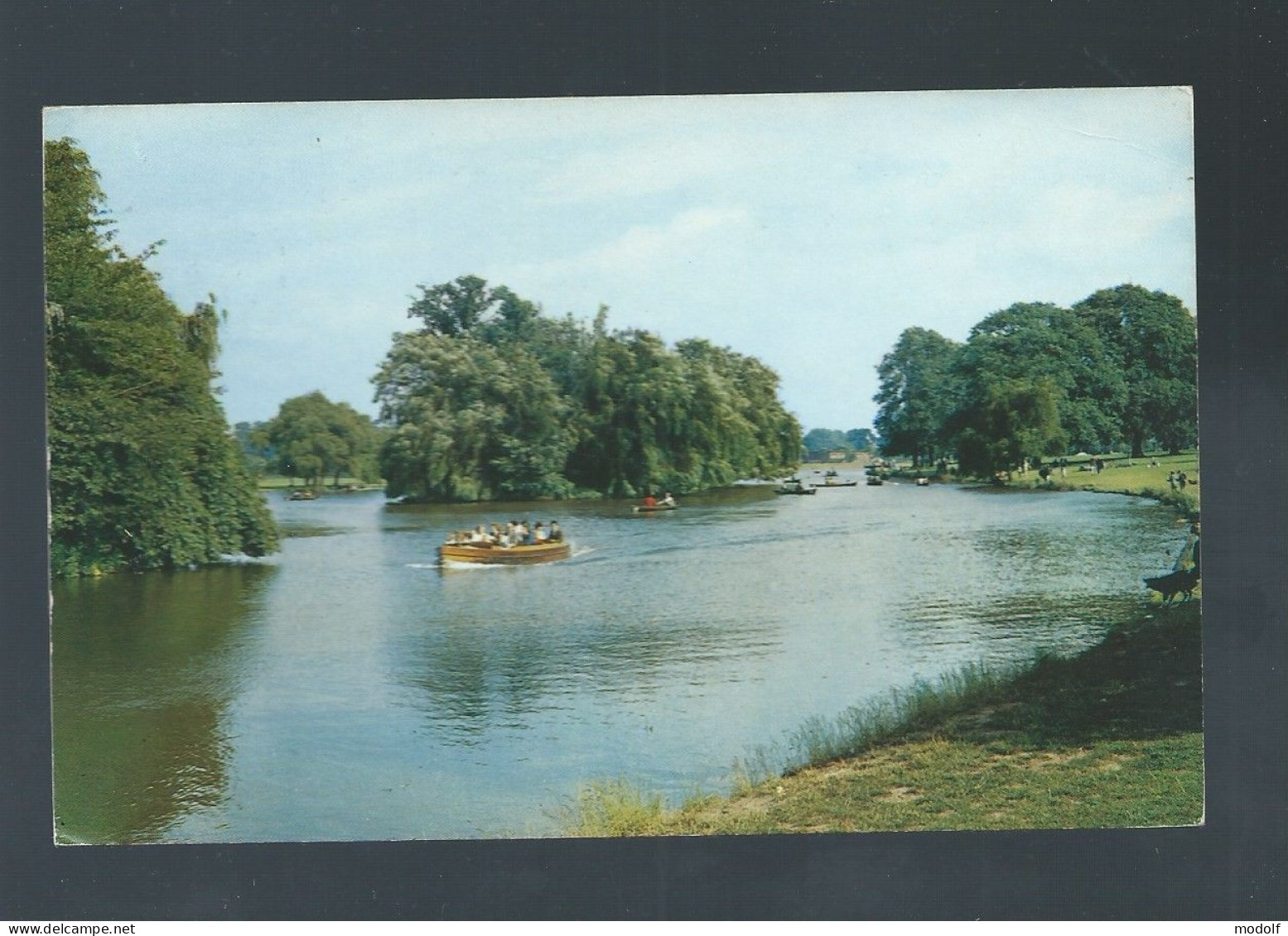 CPA - Royaume-Uni - The Boating Lake, Markeaton Park, Derby - Circulée - Derbyshire