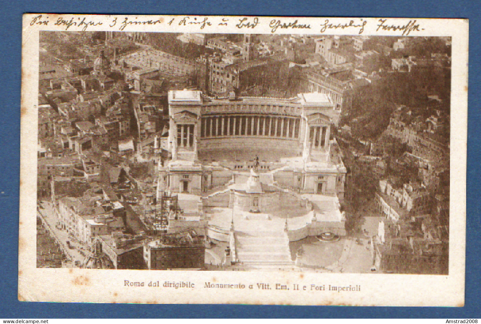 ROMA DAL DIRIGIBILE - MONUMENTO A VITTORIO EMANUELE II E FORI IMPERIALI  -  ITALIE - Altare Della Patria