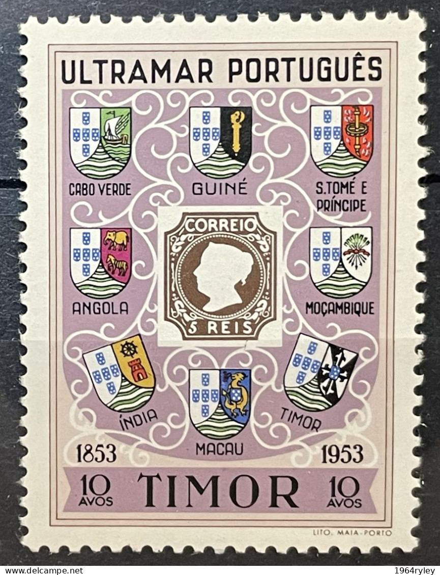 TIMOR - MH* - 1953 - #  287 - Timor