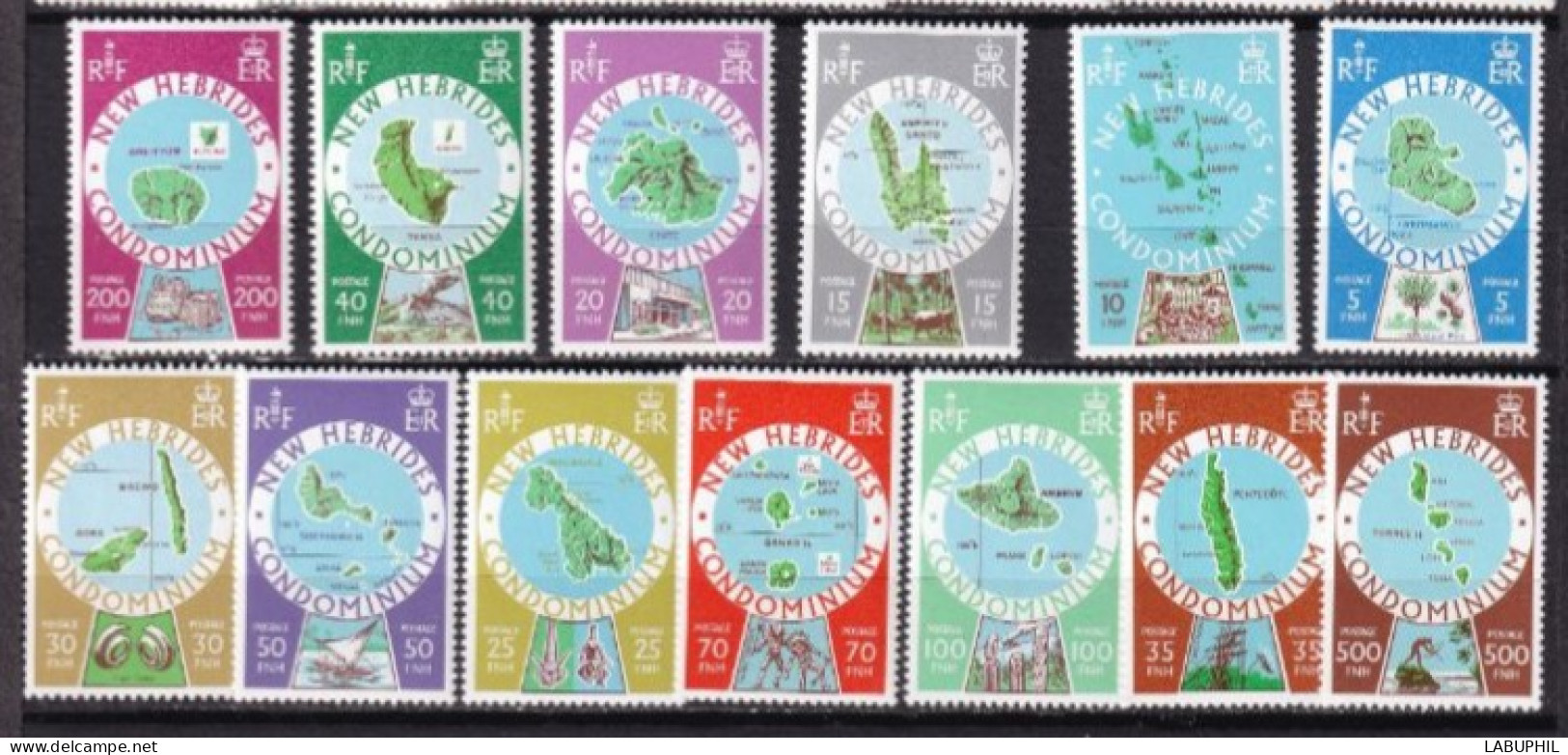 NOUVELLES HEBRIDES NEUFS  MNH ** Legende Anglaise  1977 - Ungebraucht