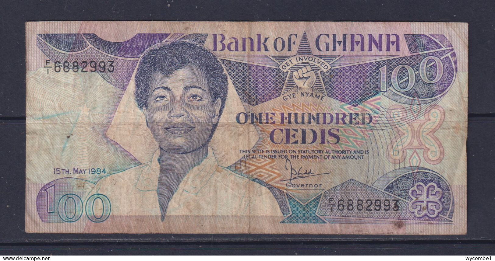 GHANA - 1986 100 Cedis Circulated Banknote - Ghana