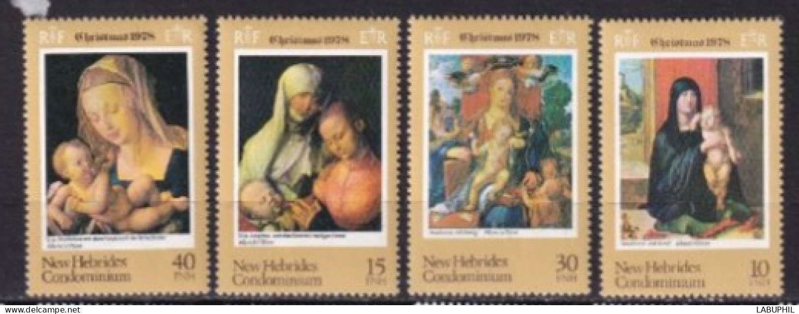 NOUVELLES HEBRIDES NEUFS  MNH ** Legende Anglaise  1978 - Unused Stamps