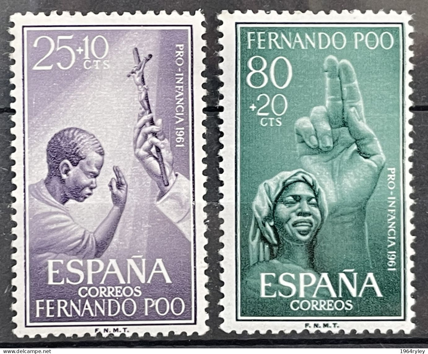 FERNANDO PO - MH* - 1961 - #  193/194 - Fernando Po