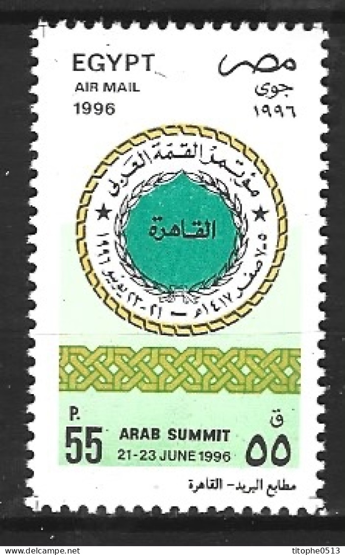 EGYPTE. PA 242 De 1996. Sommet Arabe. - Posta Aerea