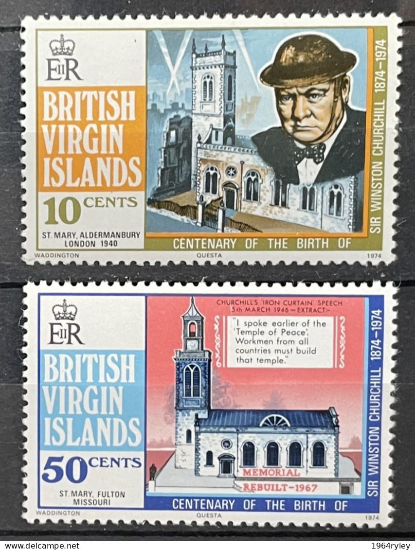 VIRGIN ISLANDS - MNH** - 1974 - #  276/277 - British Virgin Islands