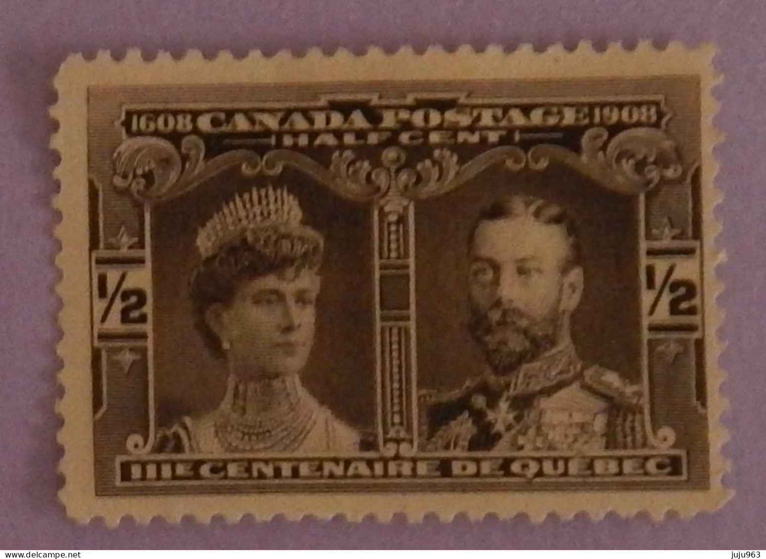 CANADA YT 85 NEUF(*)MNG "PRINCESSE ET PRINCE DE GALLES" ANNÉE 1908 - Oblitérés