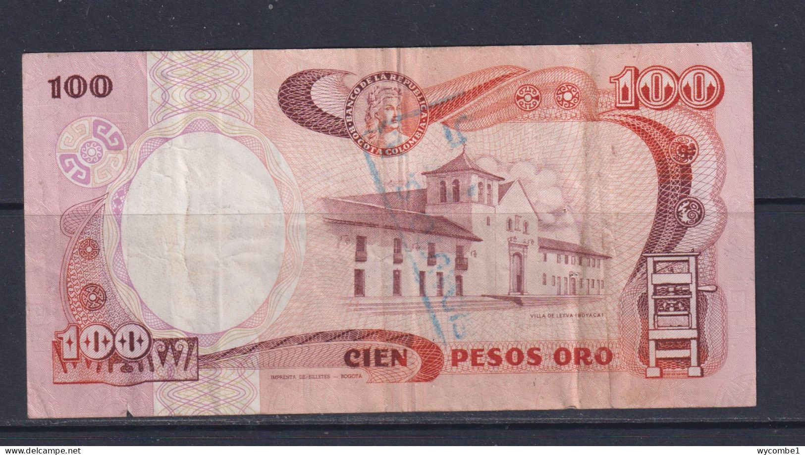 COLOMBIA - 1983 100 Pesos Circulated Banknote - Kolumbien