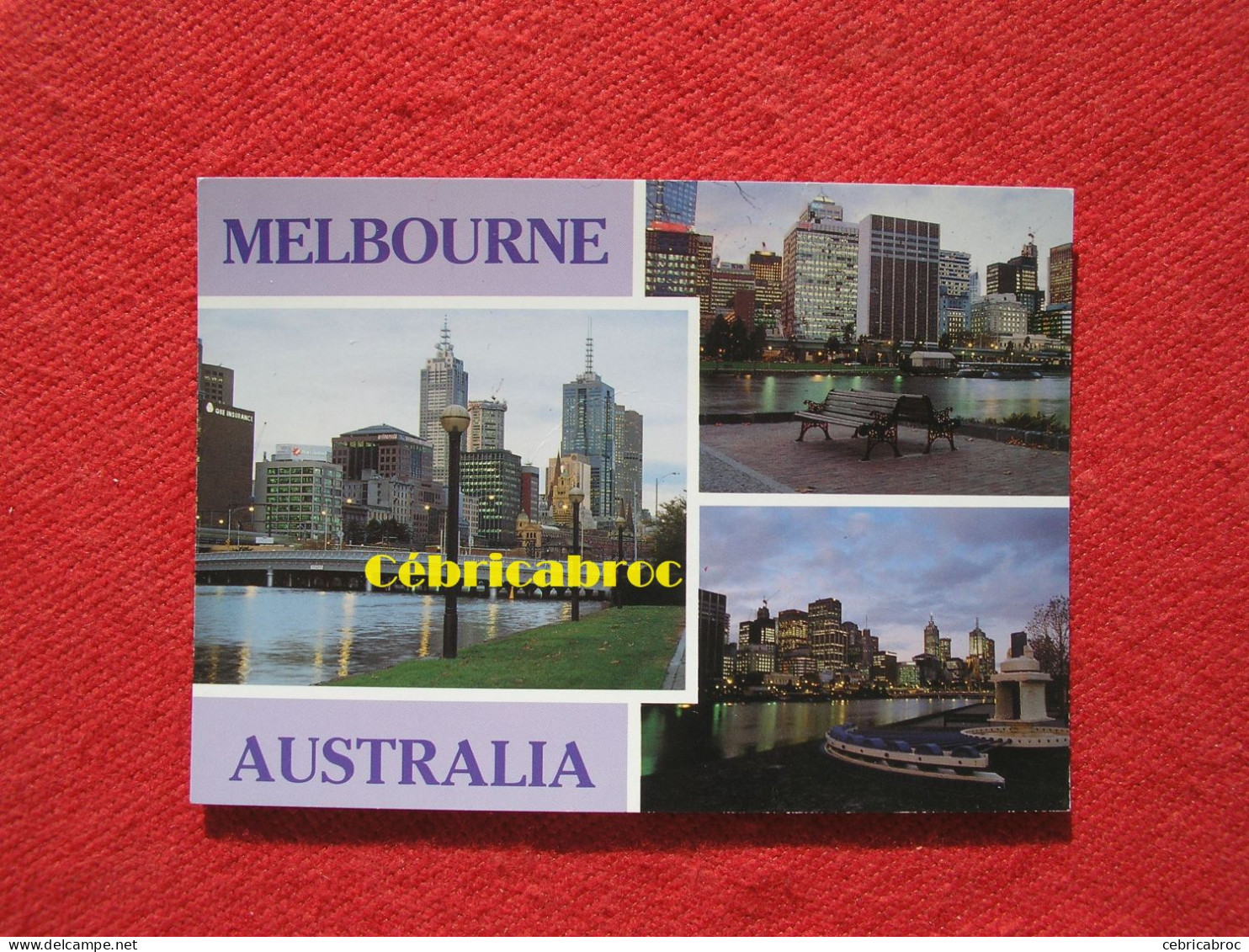 LCP01 - MELBOURNE, AUSTRALIA - The City's Skyline At Twilight From The Bank Of The Yarra River - Melbourne