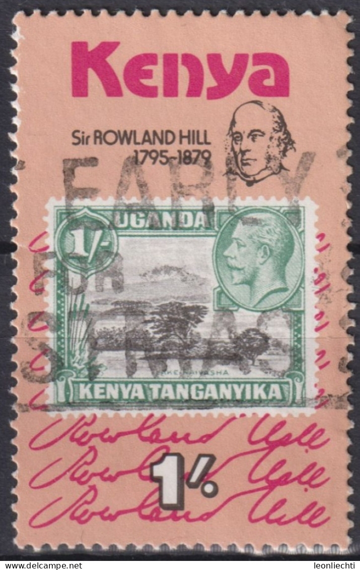 1979 Kenia ° Mi:KE 153, Sn:KE 155, Yt:KE 152, East-African-Community Stamp, Death Centenary Of Sir Rowland Hill - Kenya (1963-...)