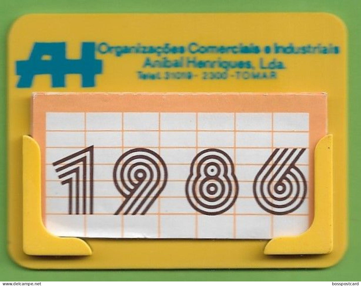 Tomar - Calendário Para 1986 - Portugal - Petit Format : 1981-90