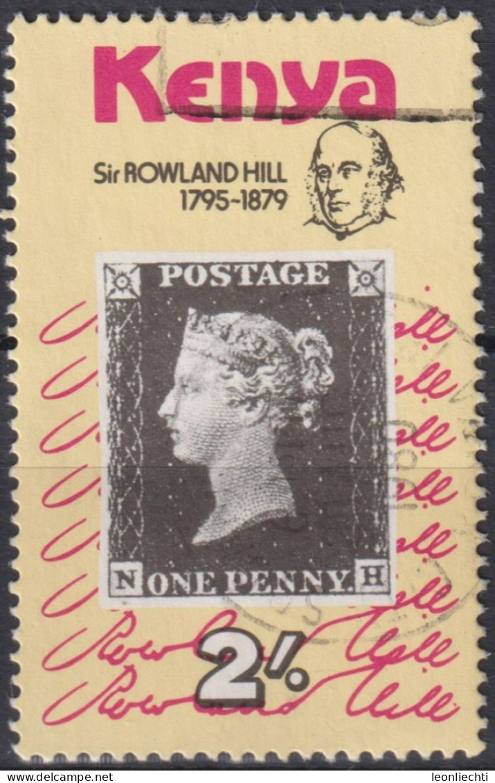 1979 Kenia ° Mi:KE 154, Sn:KE 156, Yt:KE 153, Stamp From Great Britain, Death Centenary Of Sir Rowland Hill - Kenya (1963-...)