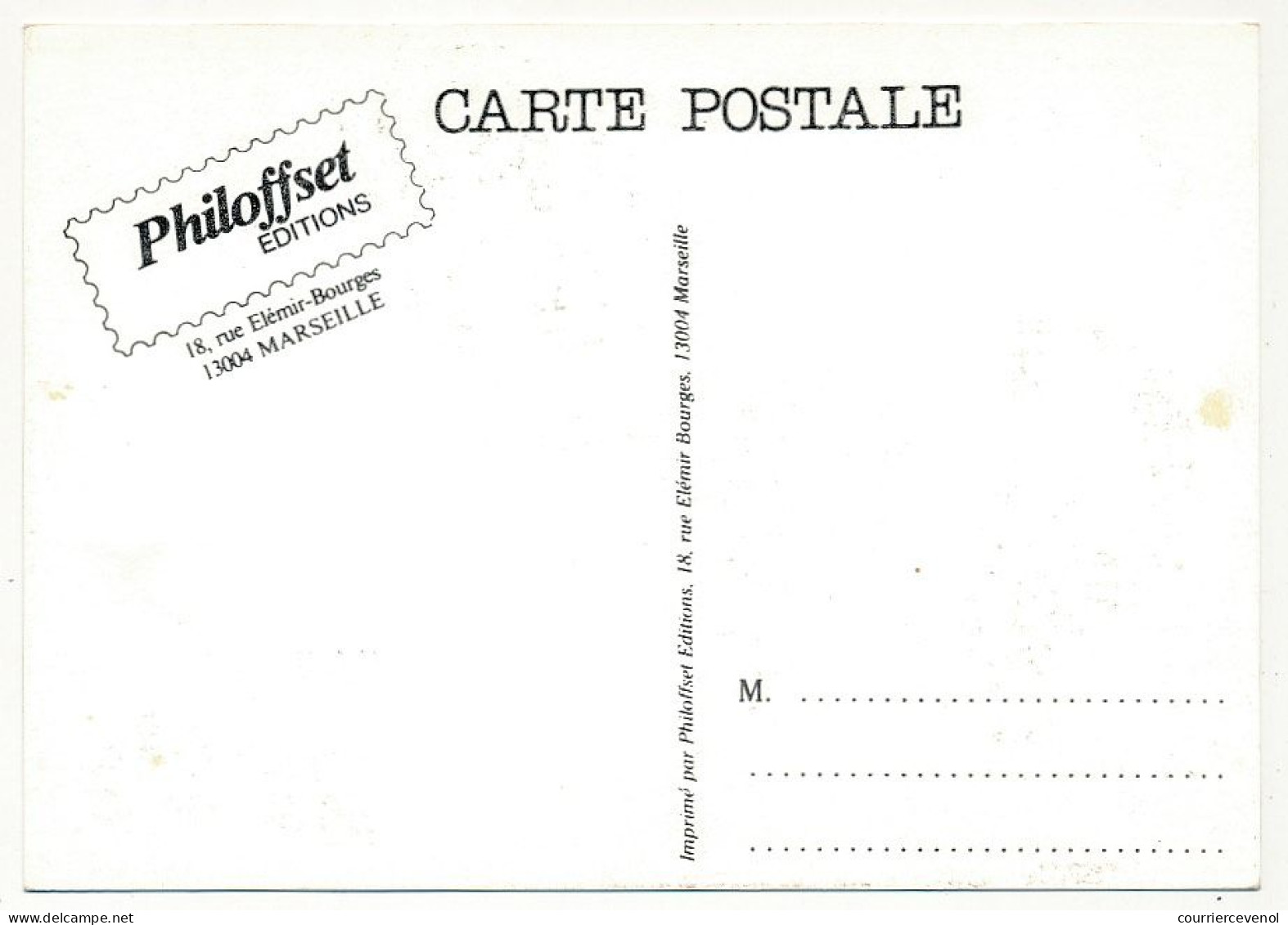 FRANCE => 13 LA CIOTAT - Carte Postale "Journée Du Timbre" 16 Mars 1985 - 2,10 + 0,50 Machine Daguin - Brieven En Documenten