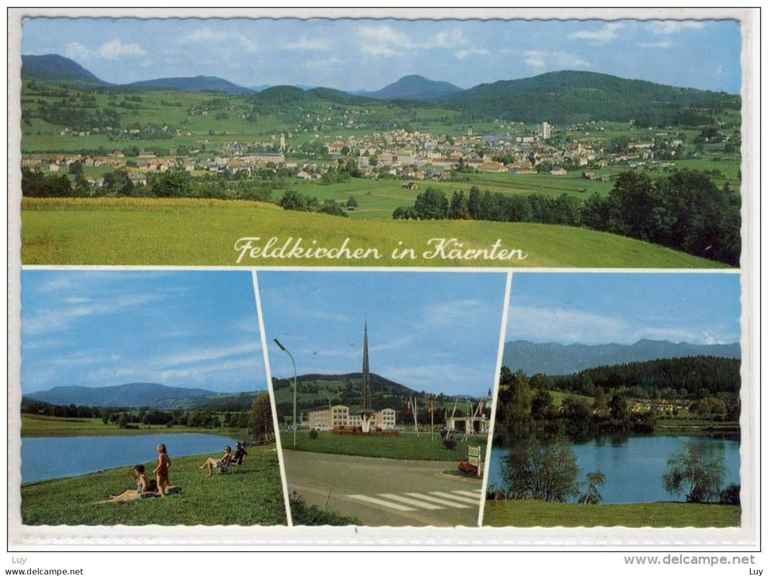 FELDKIRCHEN - Mehrfachansicht Mit Flatschachersee, Maltschachersee ....., 1969 - Feldkirchen In Kärnten