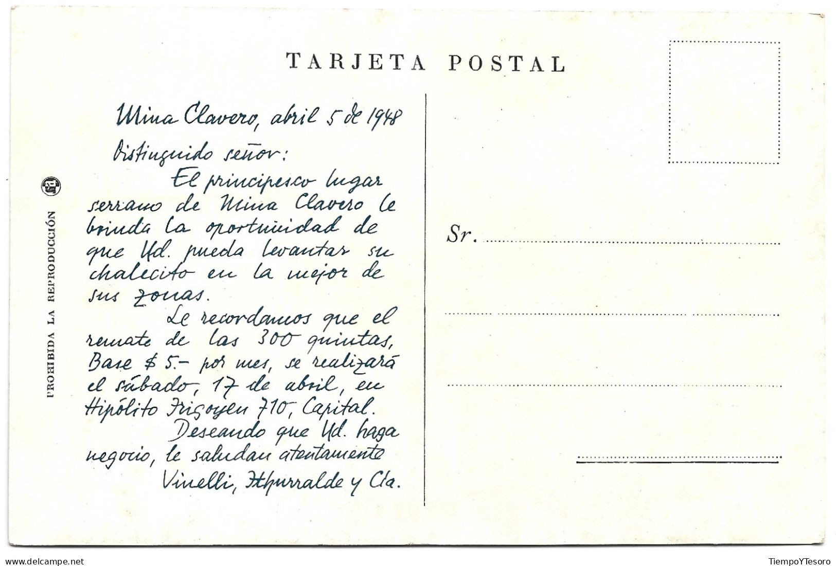 Postcard - Argentina, Córdoba, Joven Serrano, N°395 - Argentine