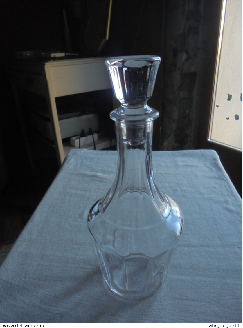 Vintage - Carafe à Vin Avec Son Bouchon En Verre France - Vidrio & Cristal