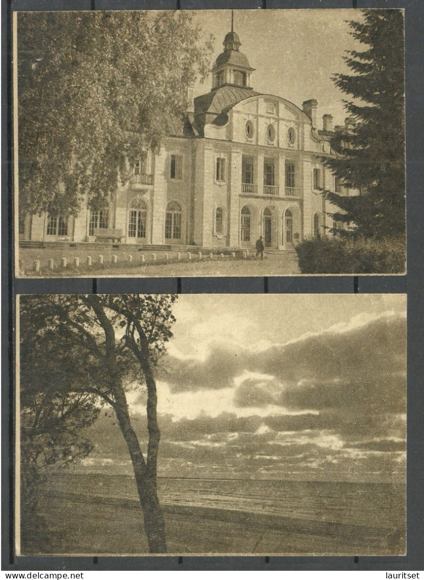 ESTONIA Estland 1945 - 2 Photo Post Cards, Unused. Only 2000 Printed! - Estonie