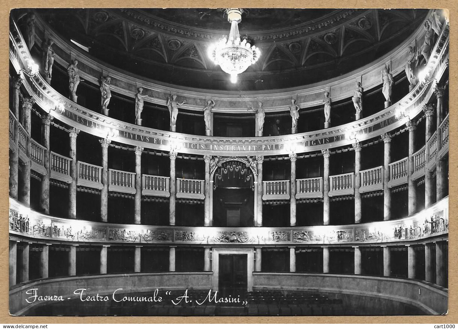 FAENZA TEATRO COMUNALE A. MASINI VG. 1955 RAVENNA N°H109 - Faenza