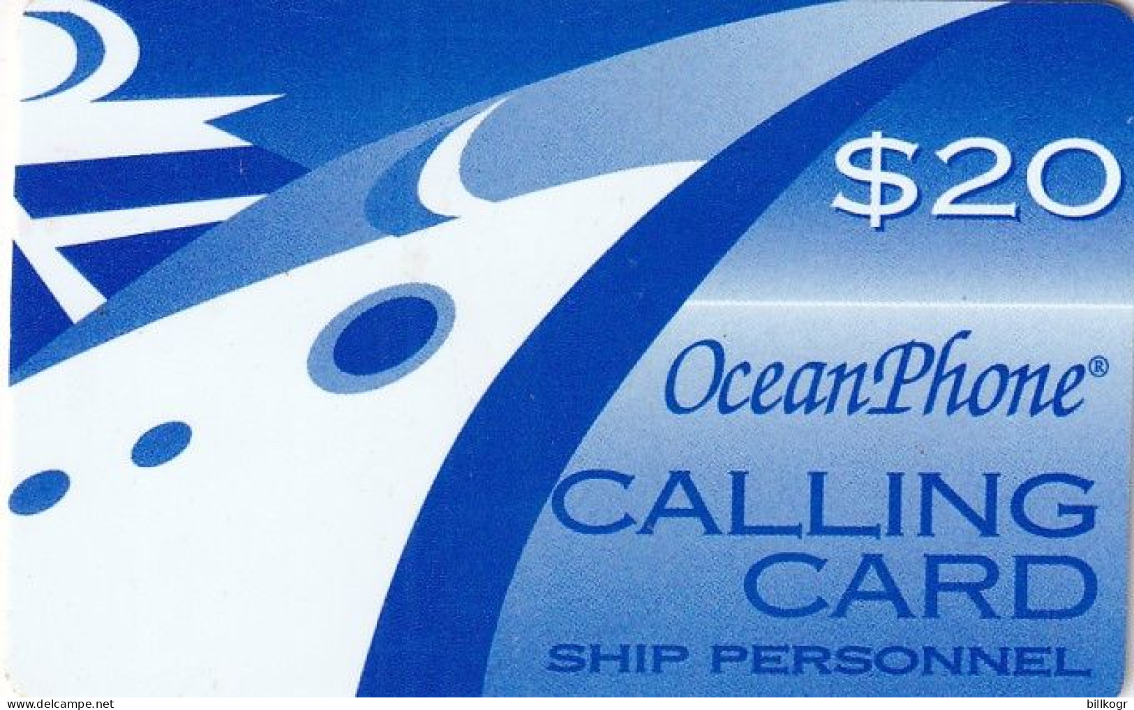 PUERTO RICO - Oceanphone By Itelsa Satellite Prepaid Card $20 Exp.date 31/12/01, Used - Puerto Rico