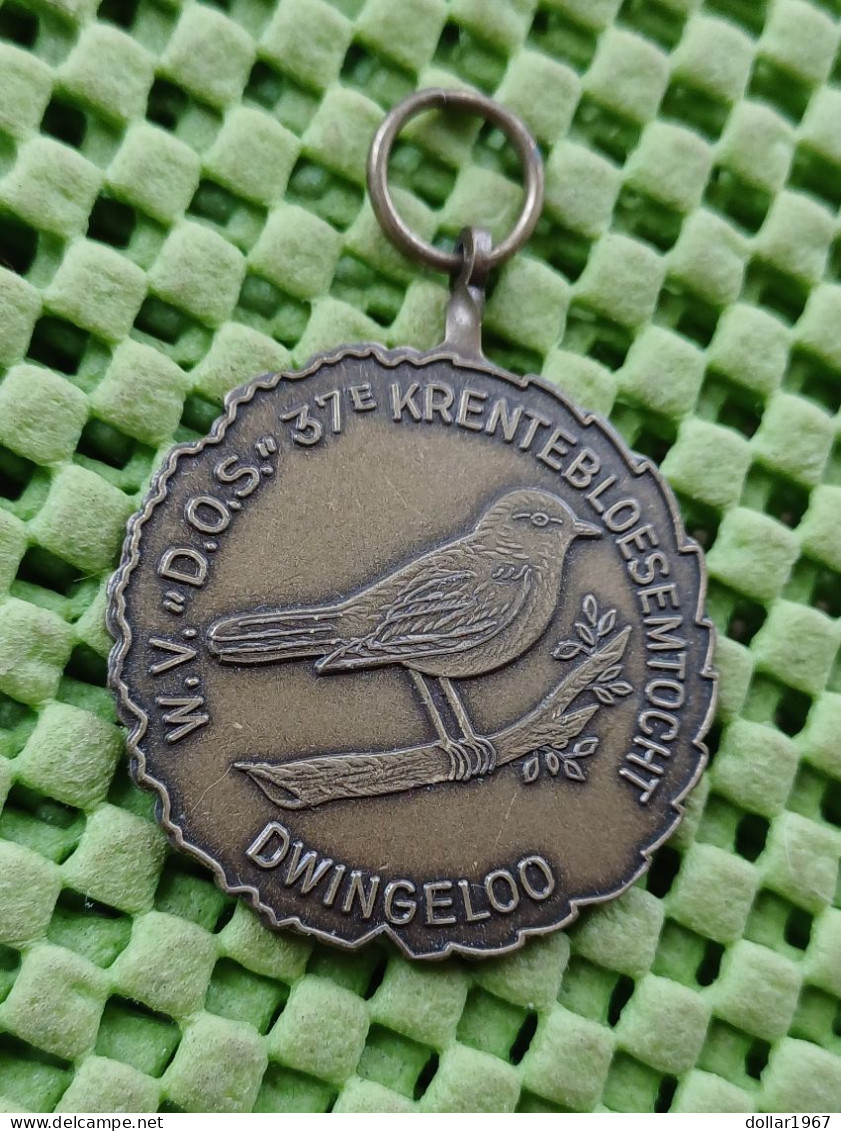 Medaille - W.V. D.O.S Krentenbloesentocht Dwingeloo 28-4-84 -  Original Foto  !! - Sonstige & Ohne Zuordnung