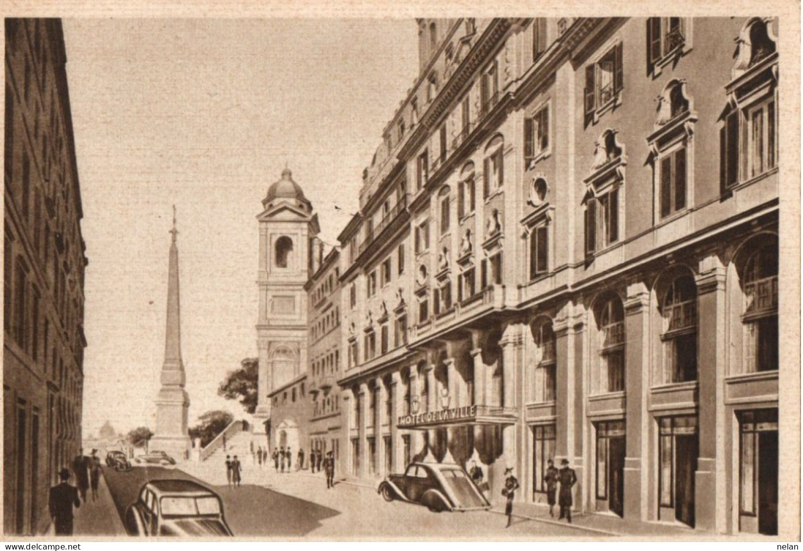 ROMA - HOTEL DE LA VILLE - F.G. - Cafés, Hôtels & Restaurants