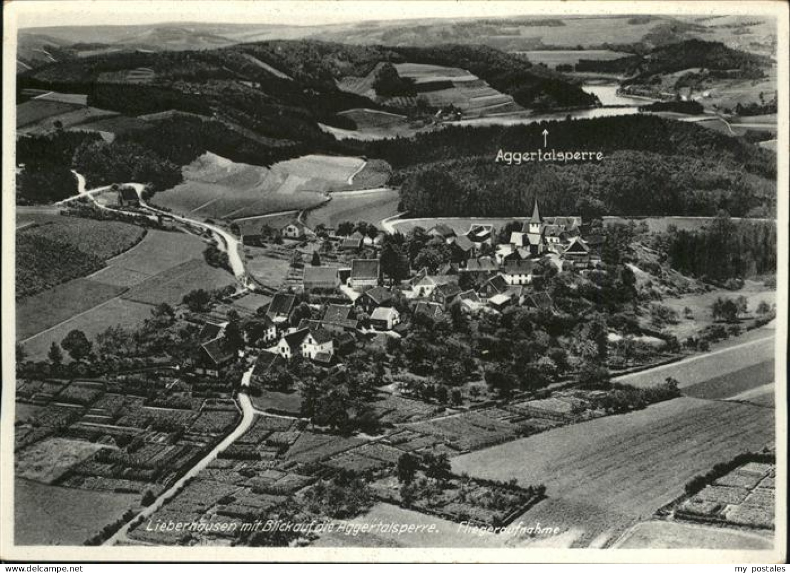 41312771 Lieberhausen Fliegeraufnahme Aggertalsperre Lieberhausen - Gummersbach