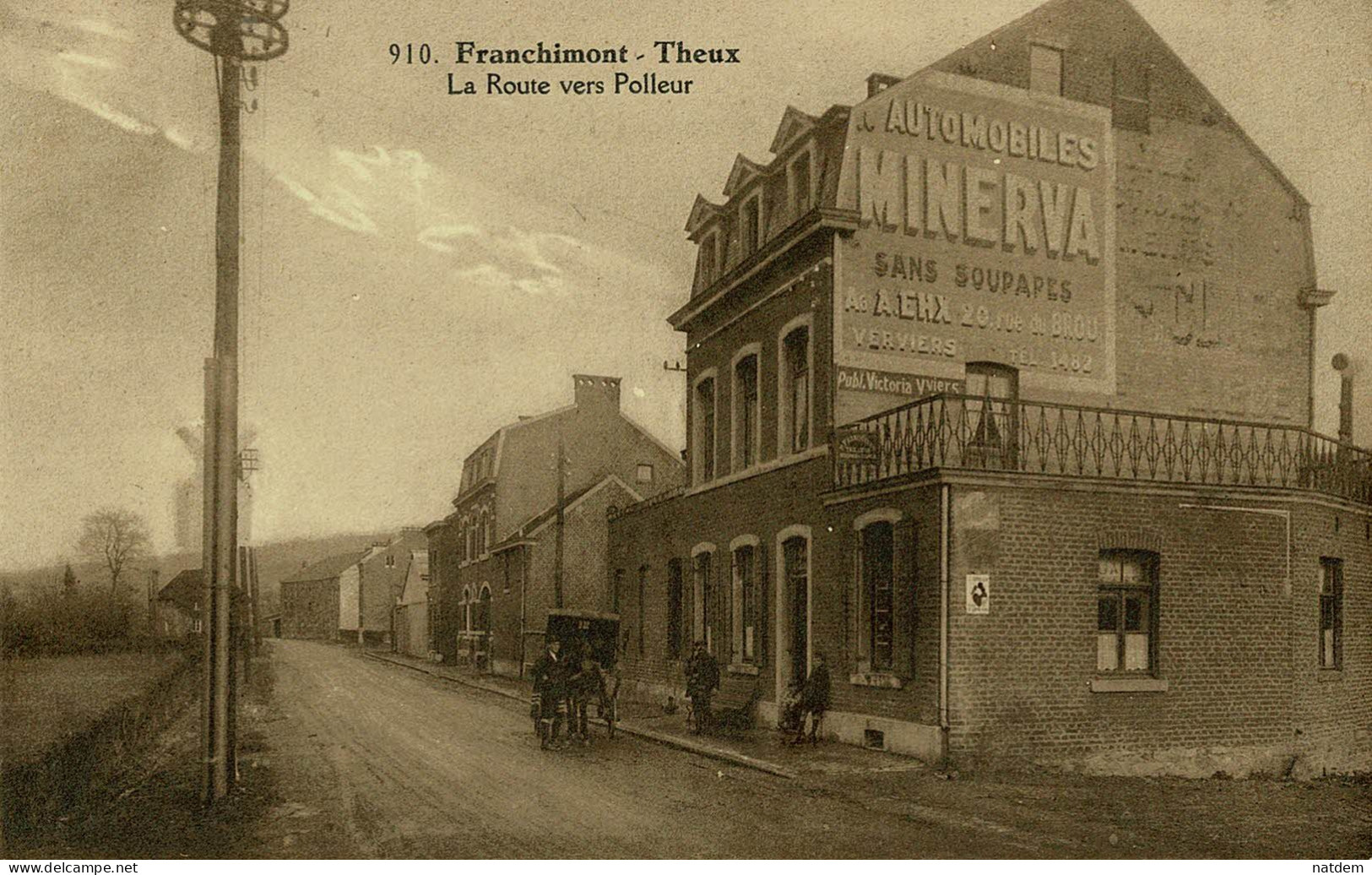 Theux, Franchimont, La Route Vers Polleur, Belle Pub Minerva. - Theux