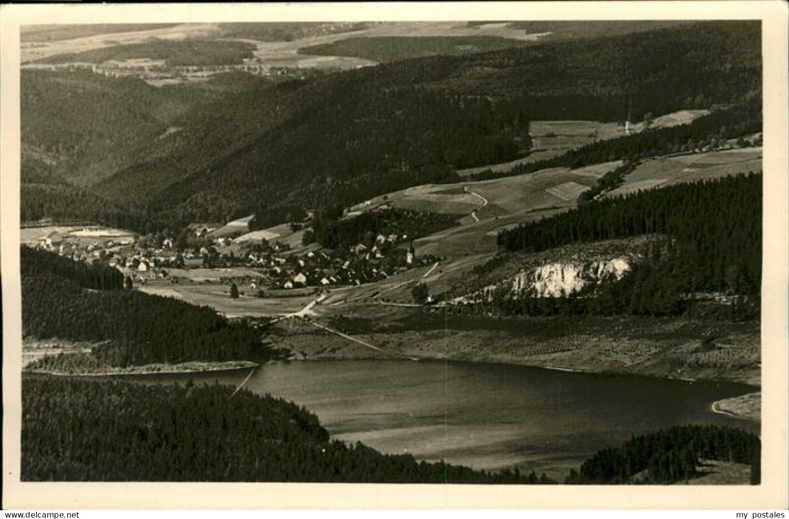 41311907 Sosa Erzgebirge Blick Vom Auersberg Talsperre Des Friedens Sosa - Sosa