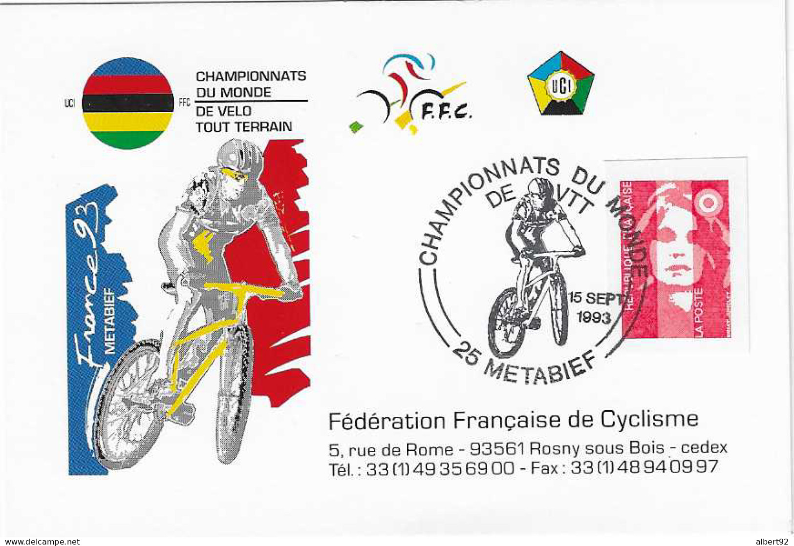 1993 Championnats Du Monde De V.T.T. à Métabief - BTT