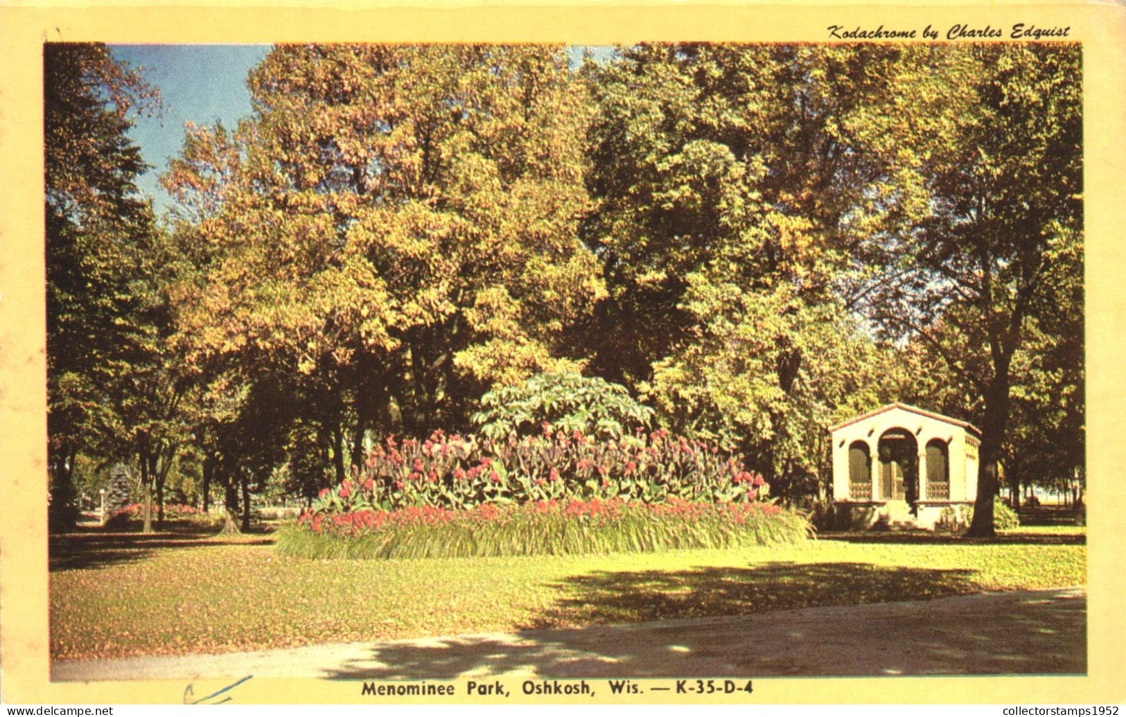 OSHKOSH, WISCONSIN, PARK, ARCHITECTURE, UNITED STATES, POSTCARD - Oshkosh