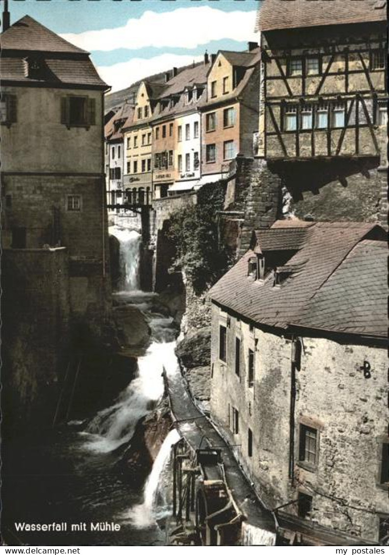 41310290 Saarburg Saar Wasserfall Mit Muehle Fachwerk Saarburg - Saarburg