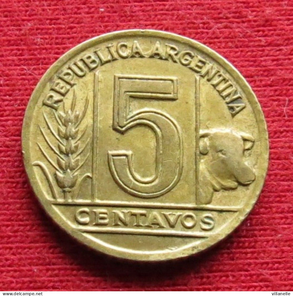 Argentina 5 Centavos 1943 KM# 40 *VT Argentine Argentinie - Argentine