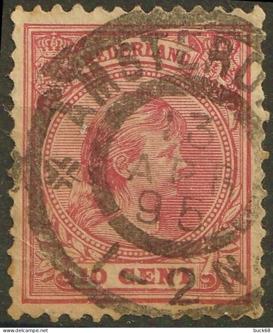 PAYS-BAS   37b (o) Princesse Wilhelmine + Superbe Cachet TàD Du 13  Avril April 1895 - Used Stamps