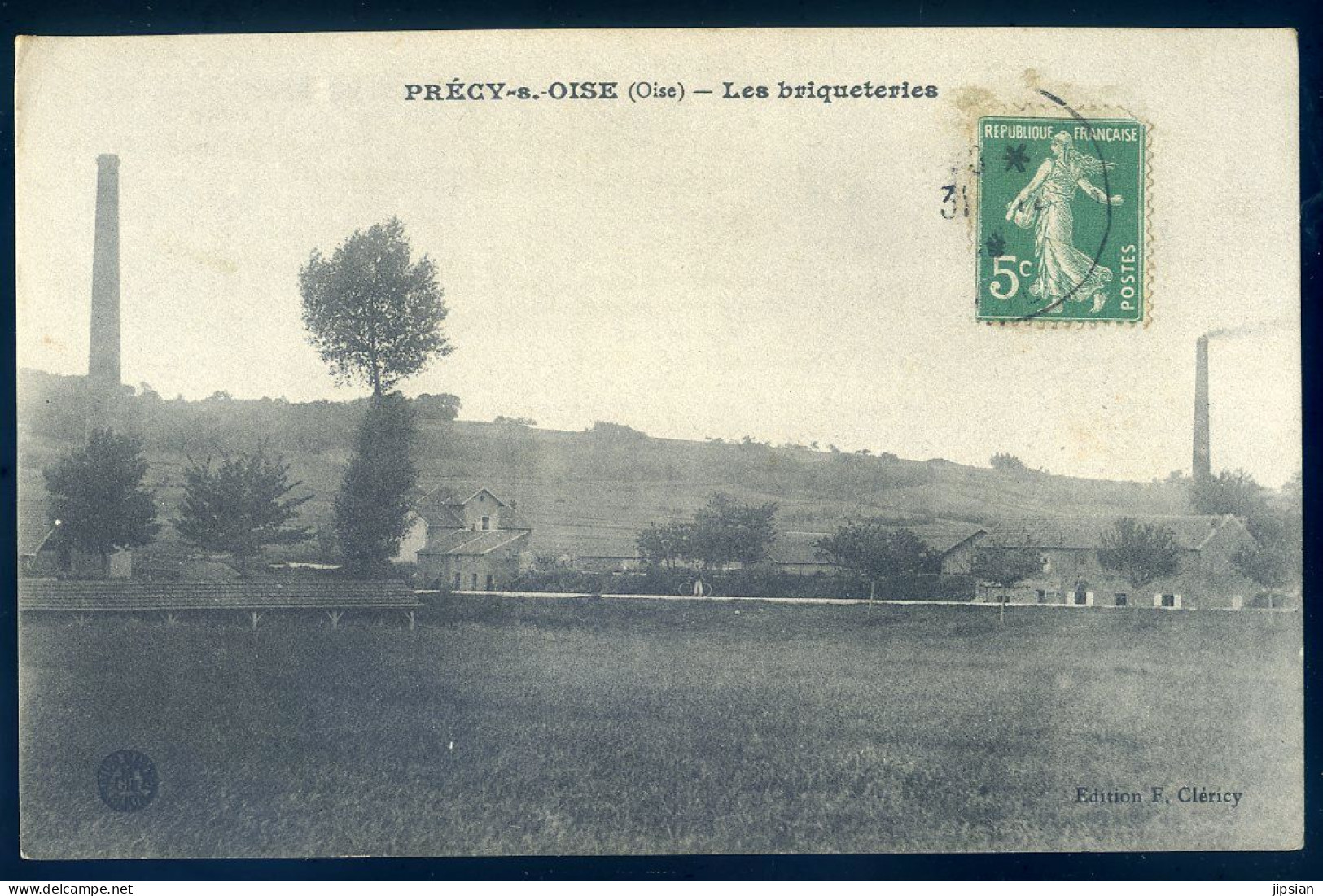 Cpa Du 60 Précy Sur Oise -- Les Briqueteries   STEP16 - Précy-sur-Oise