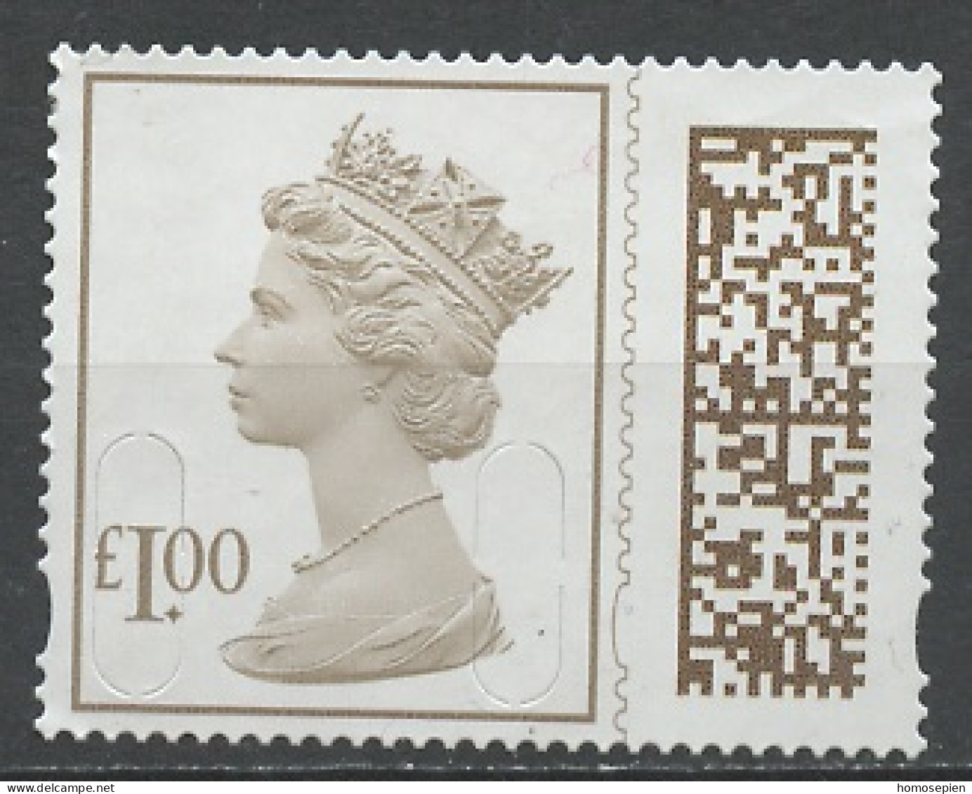 Grande Bretagne - Great Britain - Großbritannien 2022 Y&T N°5354 - Michel N°(?) Nsg - 1£ Reine Elisabeth II - Ohne Zuordnung