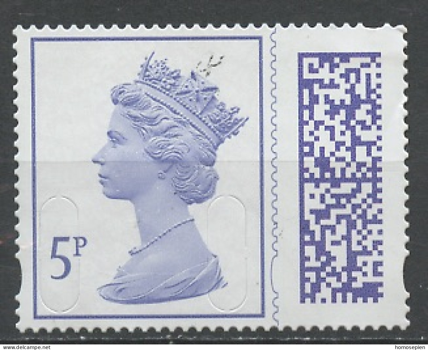 Grande Bretagne - Great Britain - Großbritannien 2022 Y&T N°(2) - Michel N°(?) Nsg - 5p Reine Elisabeth II - Ohne Zuordnung