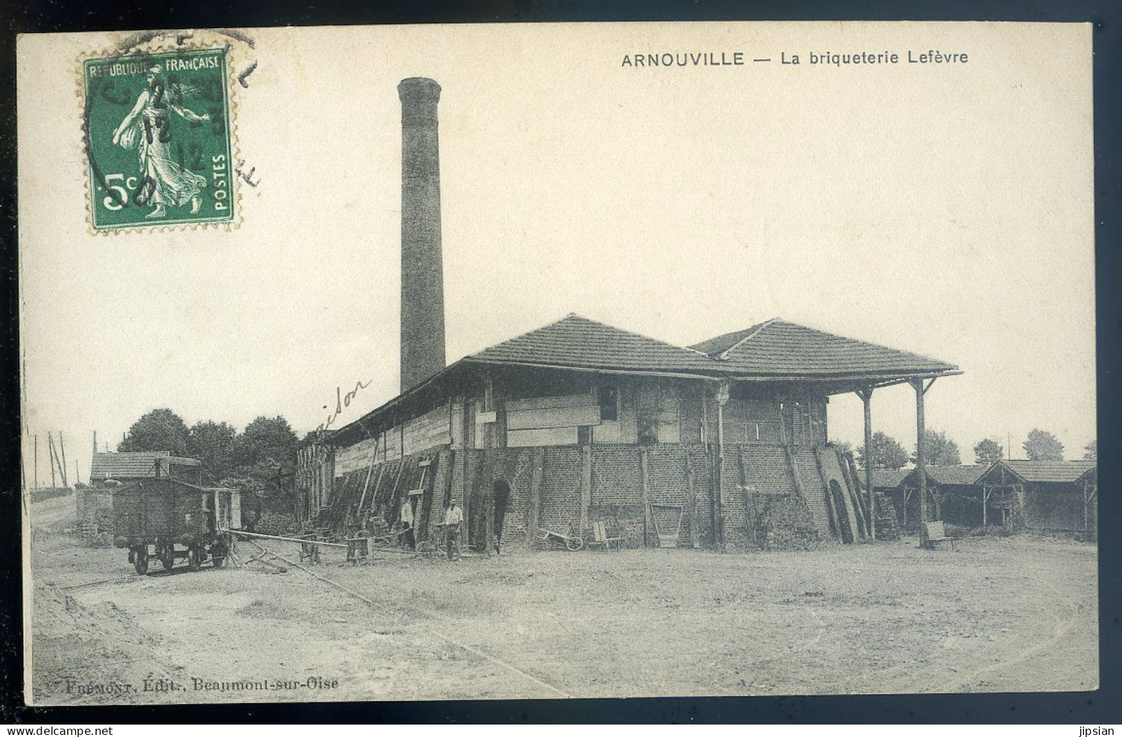 Cpa Du 95 Arnouville -- La Briqueterie Lefèvre  STEP16 - Arnouville Les Gonesses