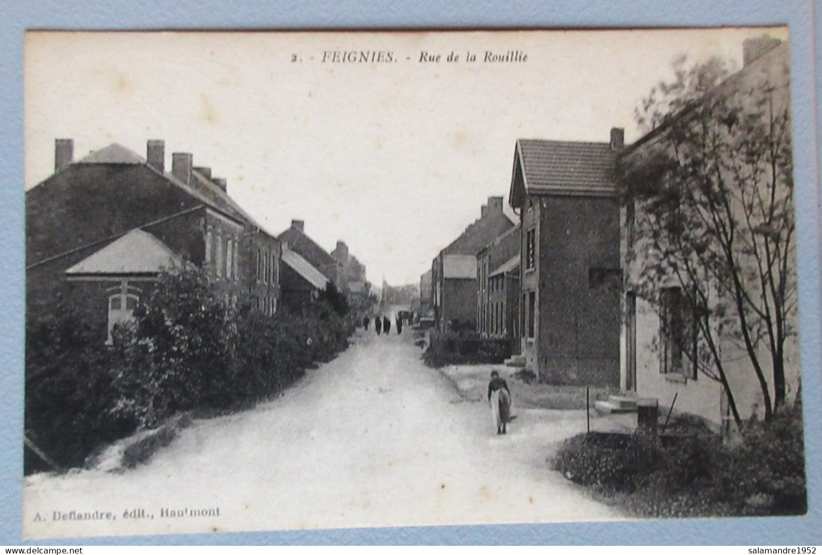 CPA - FEIGNIES - Rue De La Rouillie - Non Circulée - Feignies