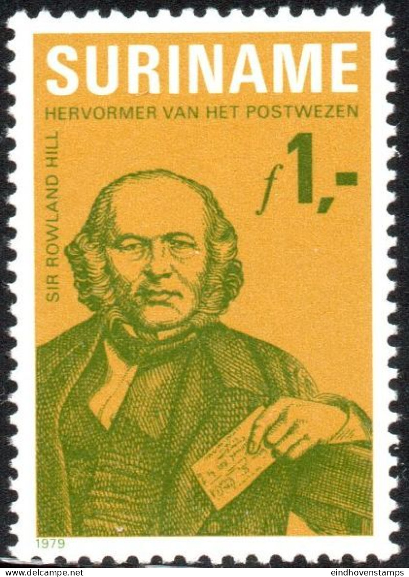 Suriname 1979 Rowland Hill 1 Value MNH - Rowland Hill