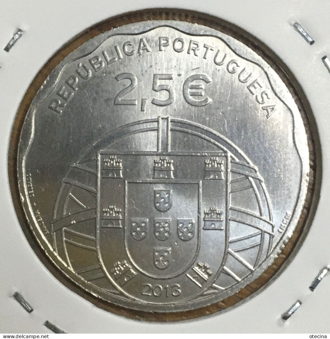 PORTUGAL 2,5 Euro "Sous-marin / Submarine / Submarino Espadarte" 2013 UNC - Portogallo